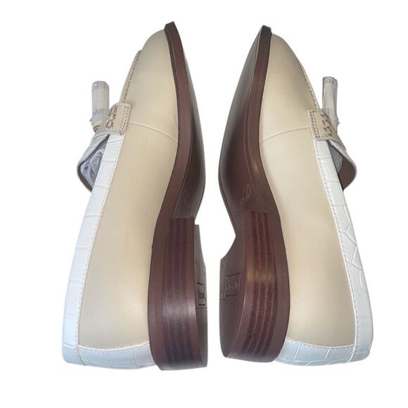 Fanco Sarto Carolyn Ivory and White Tassel Loafers Size 8.5 NWOB - Picture 5 of 11